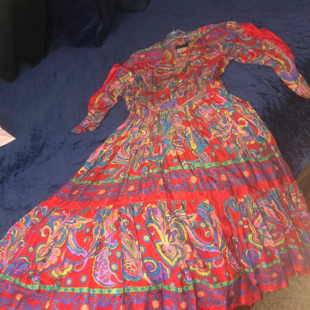 Diane Freis Original Dress with Matching Scarf.